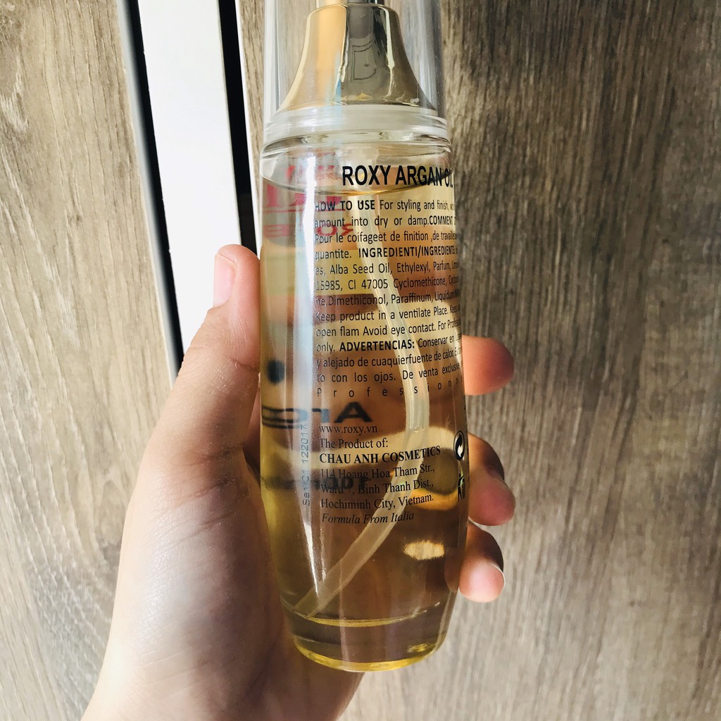 TINH DẦU DƯỠNG BÓNG TÓC ROXY ARGAN OIL 100ML