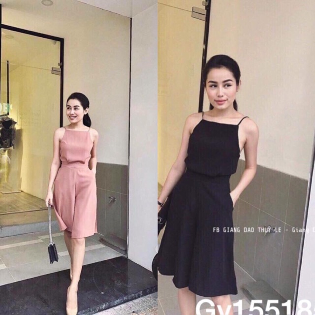 Jump lửng cổ yếm