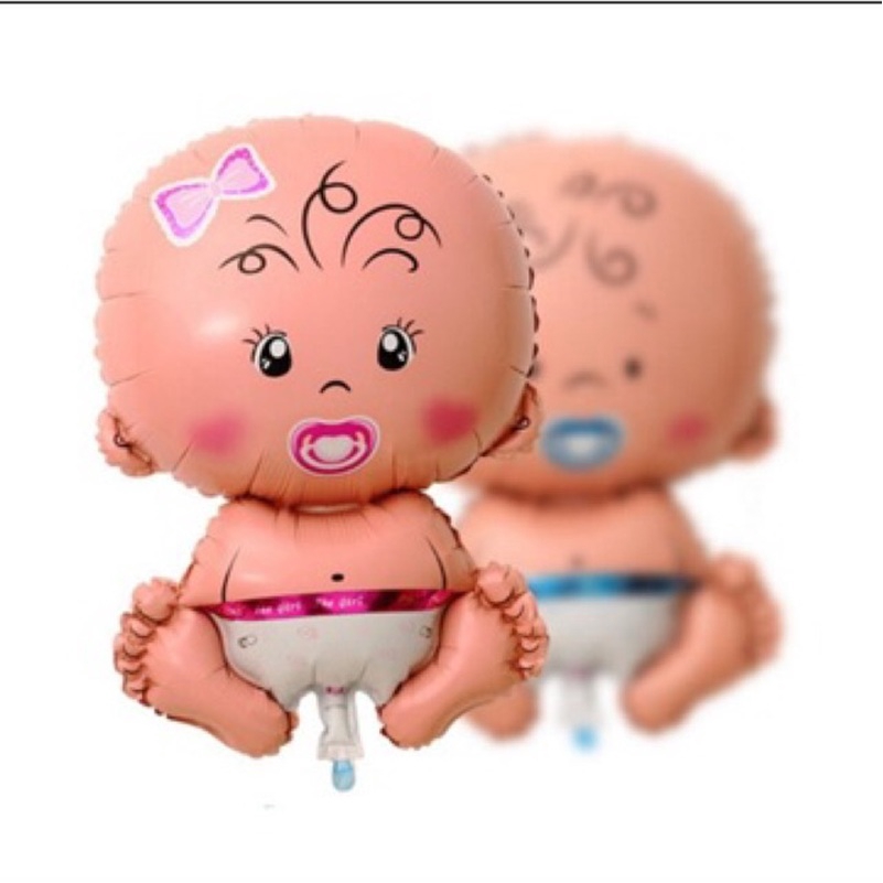 Bong bóng lá nhôm hình mặt trăng với kích thước 80*44cm dùng trang trí tiệc sinh nhật cho trẻ