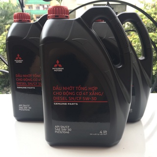 DẦU NHỚT TỔNG HỢP CHO ĐỘNG CƠ 4T XĂNG/DIESEL SN/CF 5W-30 [Chính hãng MMV]