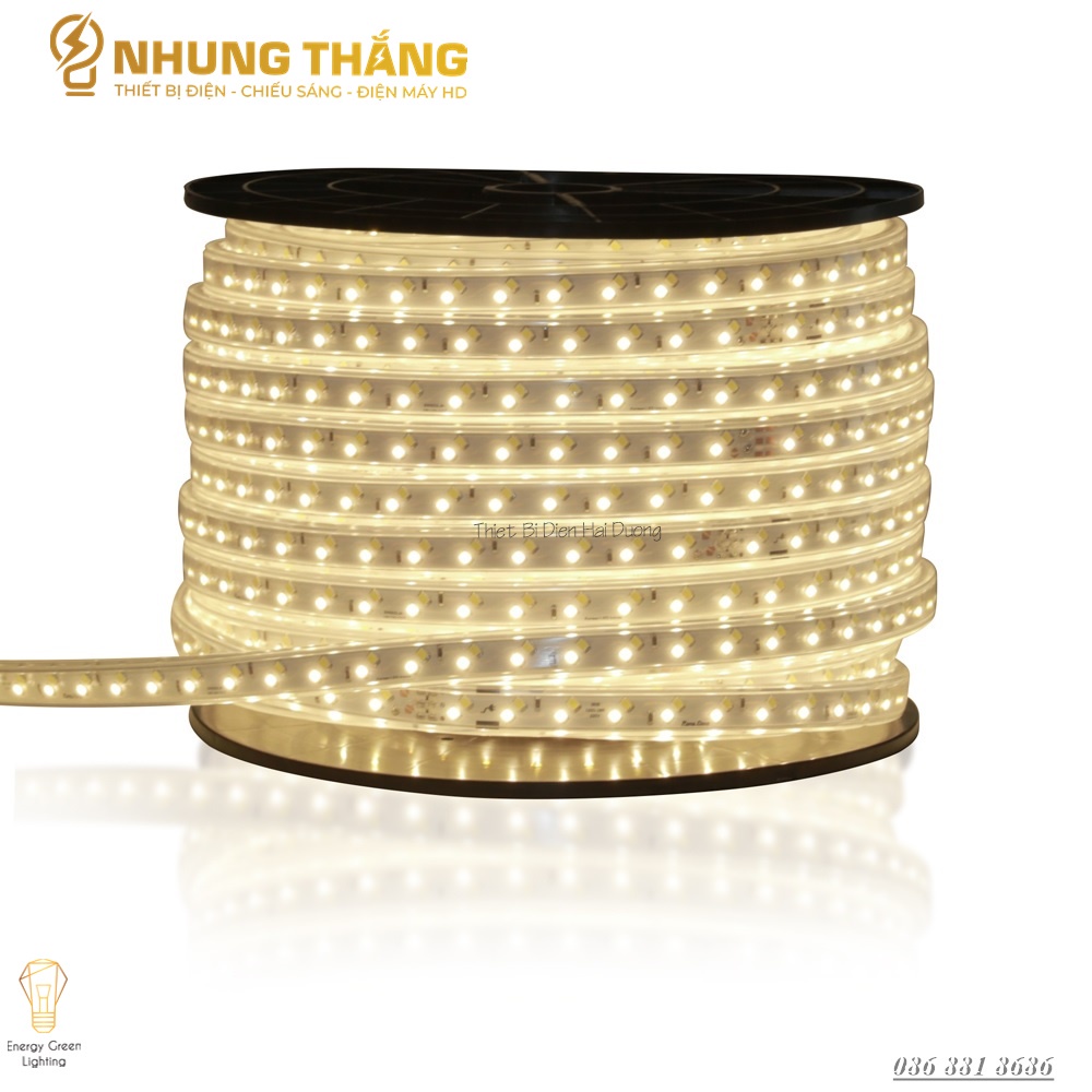 Dây LED 2 Hàng Rạng Đông 3 Chế Độ Ánh Sáng RD-LD01.9W - Cuộn 50m - Bảo Hành 2 Năm