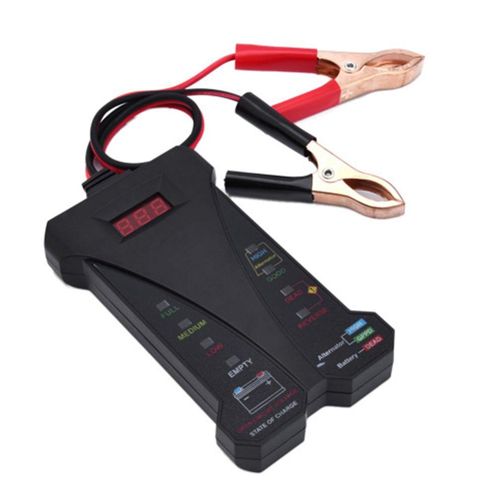 Máy Kiểm Tra Ắc Quy Xe Hơi / Tàu Thuyền Màn Hình LCD Kỹ Thuật Số