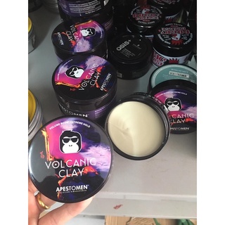 Sáp Vuốt Tóc Nam Không Khô Tóc Volcanic Clay, Sáp Vuốt Tóc Nam Cao Cấp Không Rít Tóc