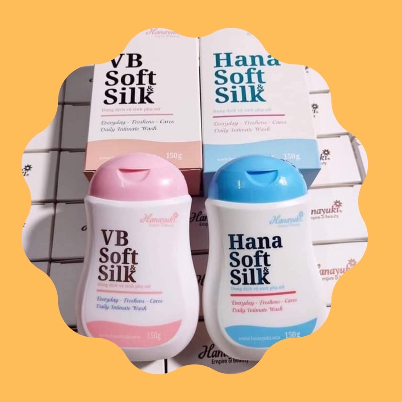[ CHÍNH HÃNG]  Dung dịch vệ sinh phụ nữ HANA Soft Silk 150g