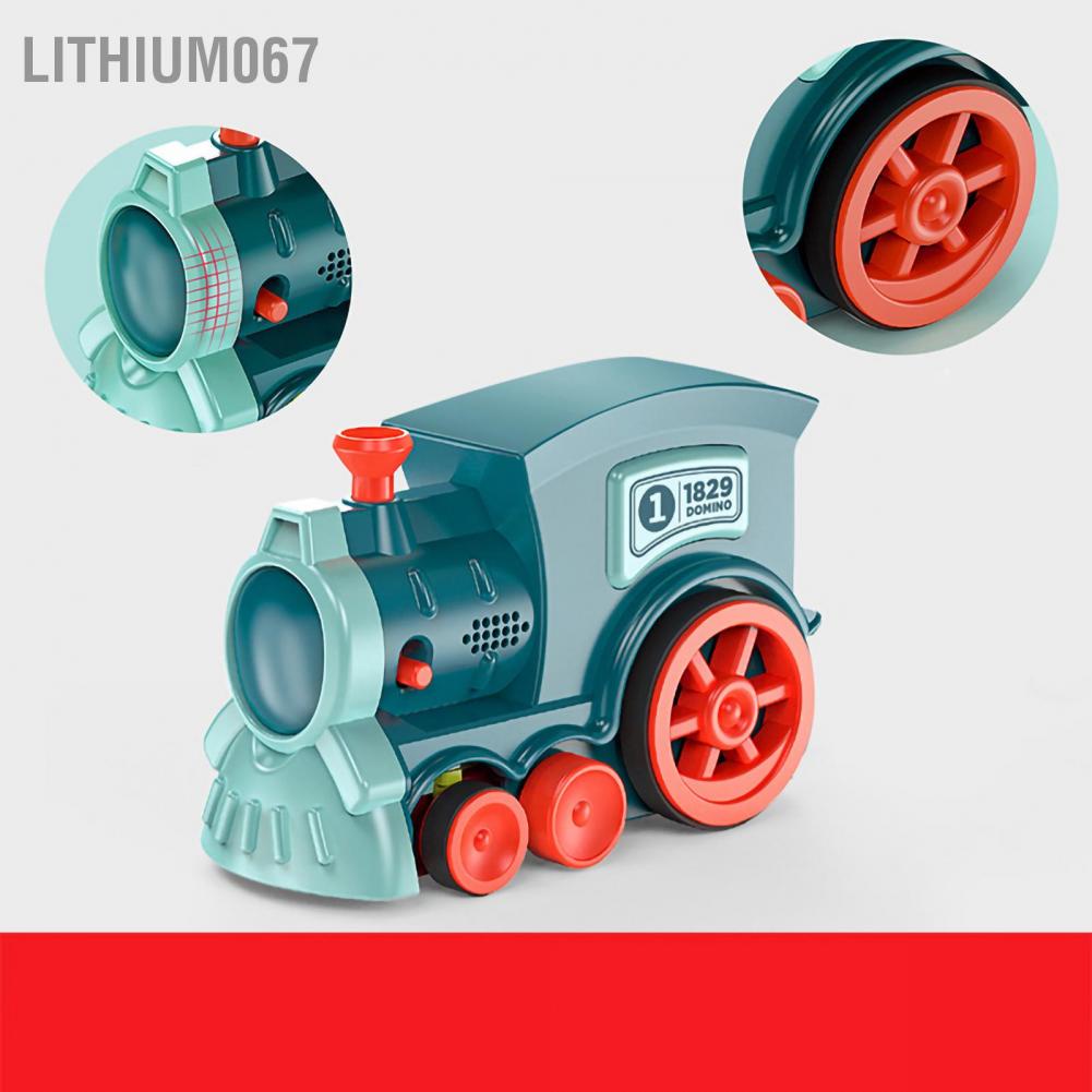 Tàu Lửa Xếp Domino Tự Động Có Nhạc, Cho Bé Thỏa Sức Sáng Tạo. Tàu Lửa Nhả Domino Cho Bé - Đồ chơi trẻ em mang tính giáo dục và vui nhộn Lithium067