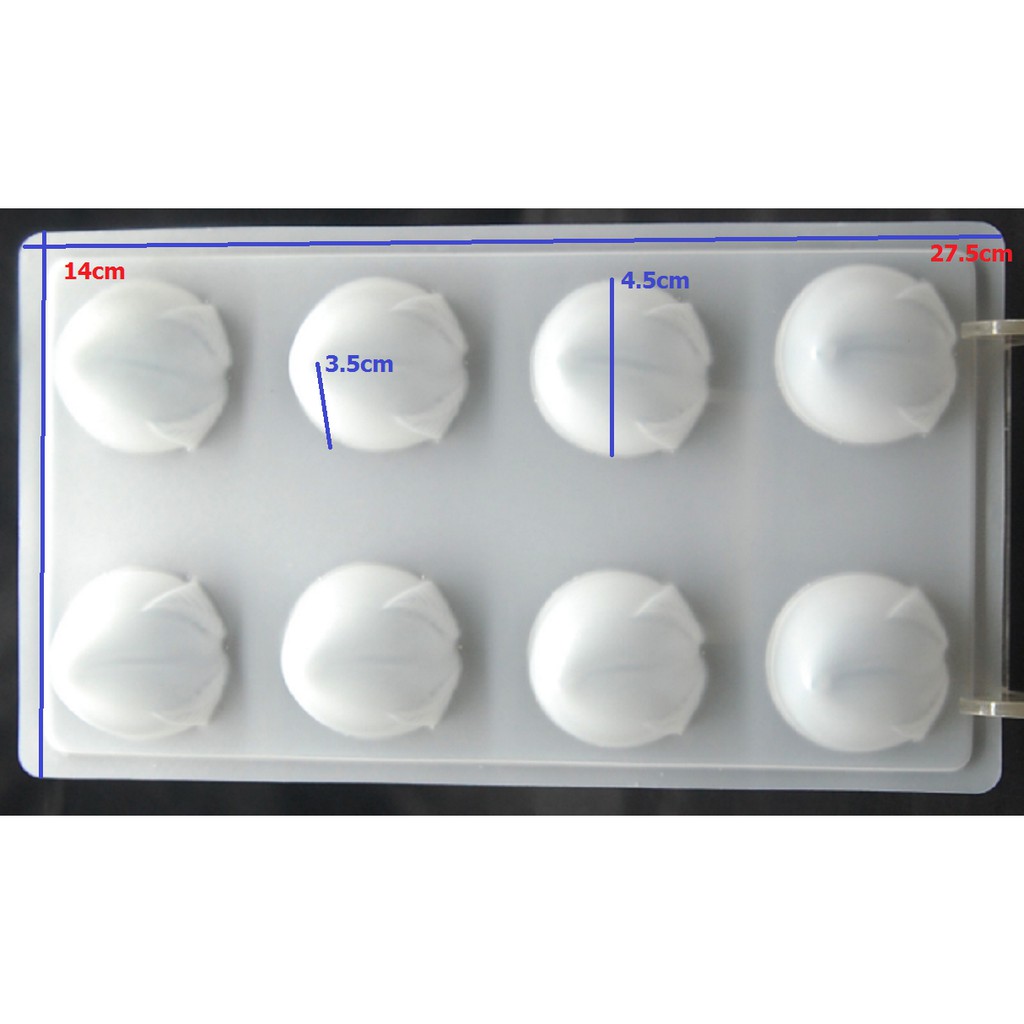 Khuôn bánh hình trái đào