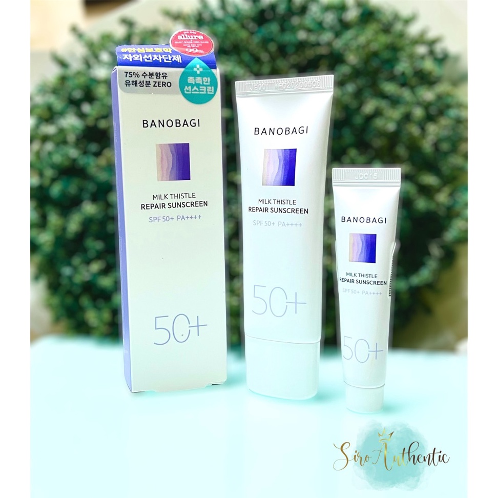 Kem chống nắng Banobagi Milk Thistle Repair Sunscreen – mini 15ml