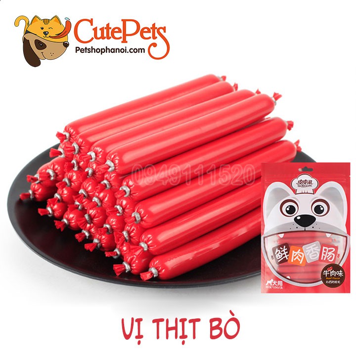 Bánh thưởng cho chó, Xúc xích dinh dưỡng TaoTaoPets bịch 30 cái - Cutepets