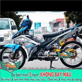 Tem rời ex 135 2011-2014 bạc xanh -1