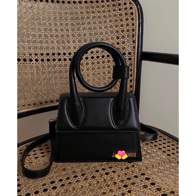 Túi JacQue mini sẵn 2 màu cầm tay đeo chéo đều được kèm ảnh thật