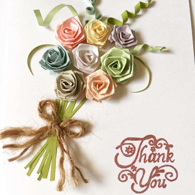 Thiệp handmade Thank you TH02