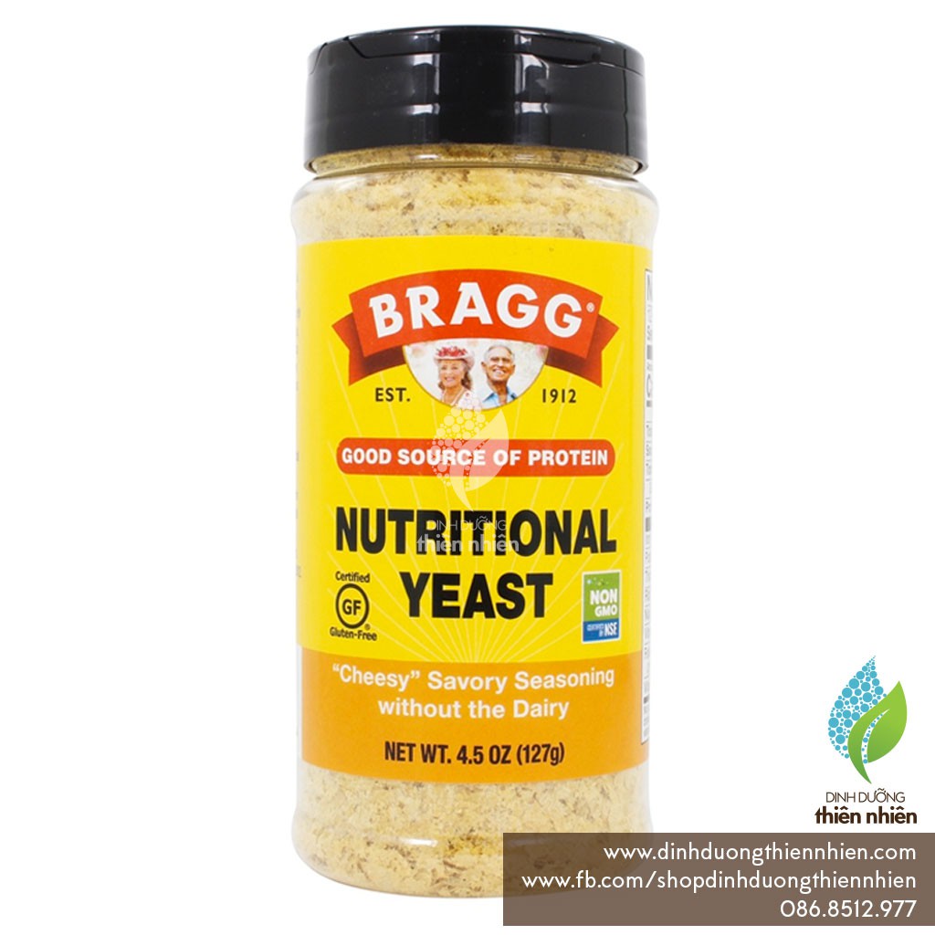 Men Dinh Dưỡng Bragg Nutritional Yeast, 127g