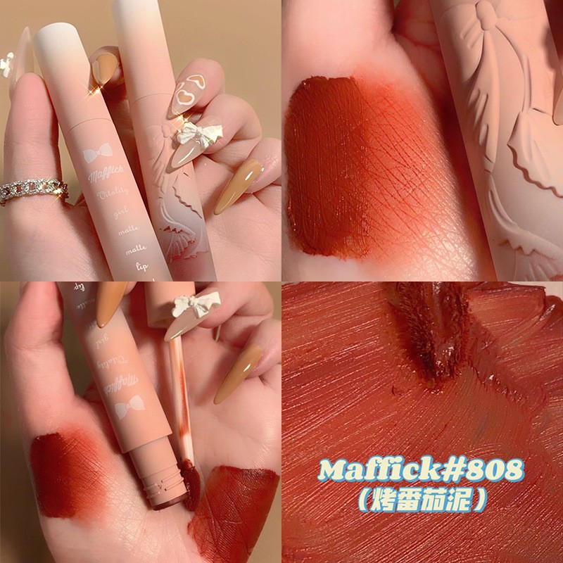 [Hàng mới về] Son môi MAFFICK/PINKCOCO có dưỡng màu sắc tự nhiên chống thấm nước xinh xắn | BigBuy360 - bigbuy360.vn