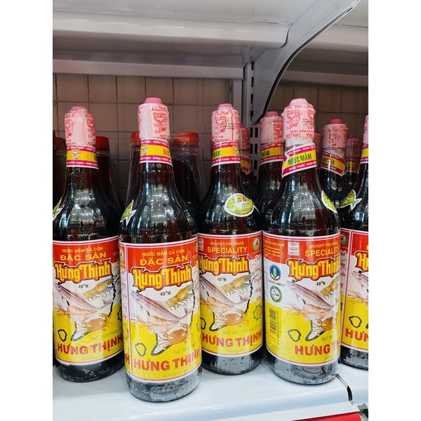 Nước mắm Hưng Thịnh đặc sản 40 độ đạm chai 750ml