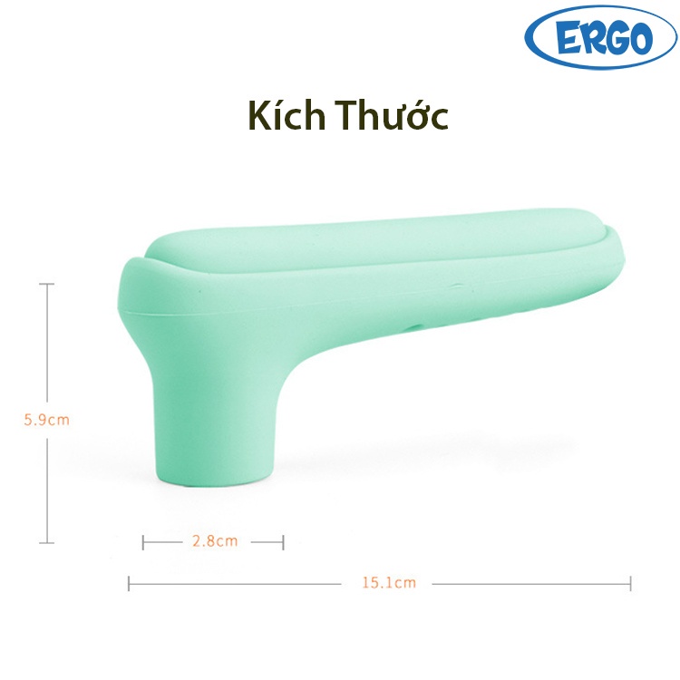 Bọc tay nắm cửa silicon ngăn trẻ chấn thương khi vui chơi trong nhà