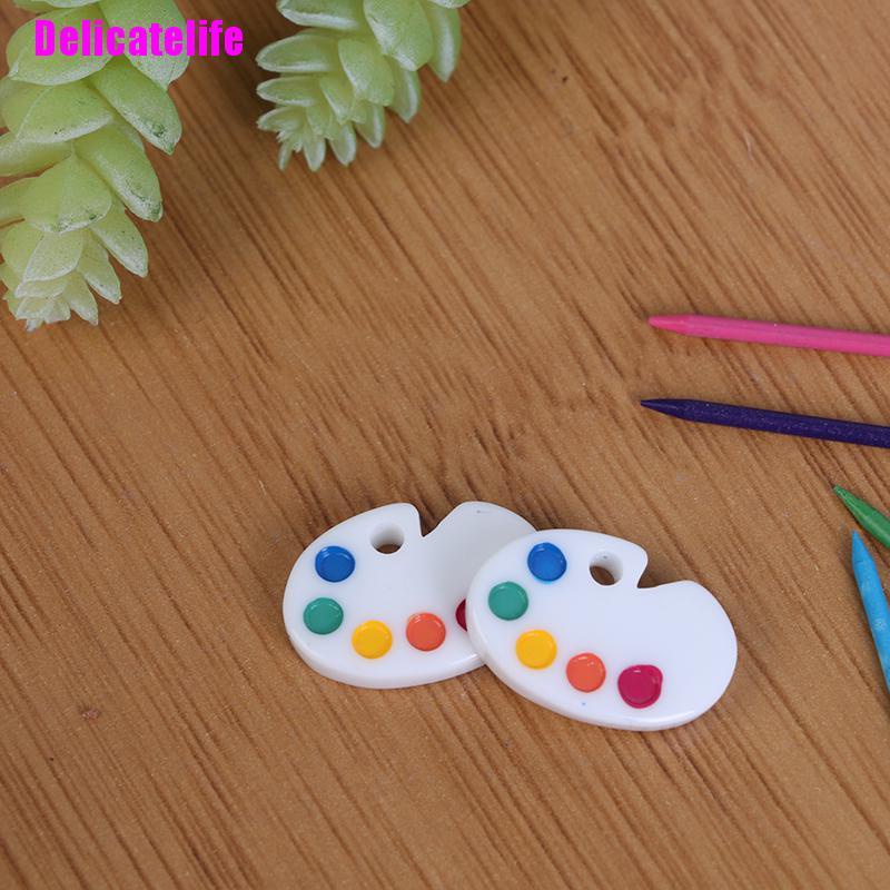 1 bảng màu mini tỉ lệ 1:12 trang trí nhà búp bê