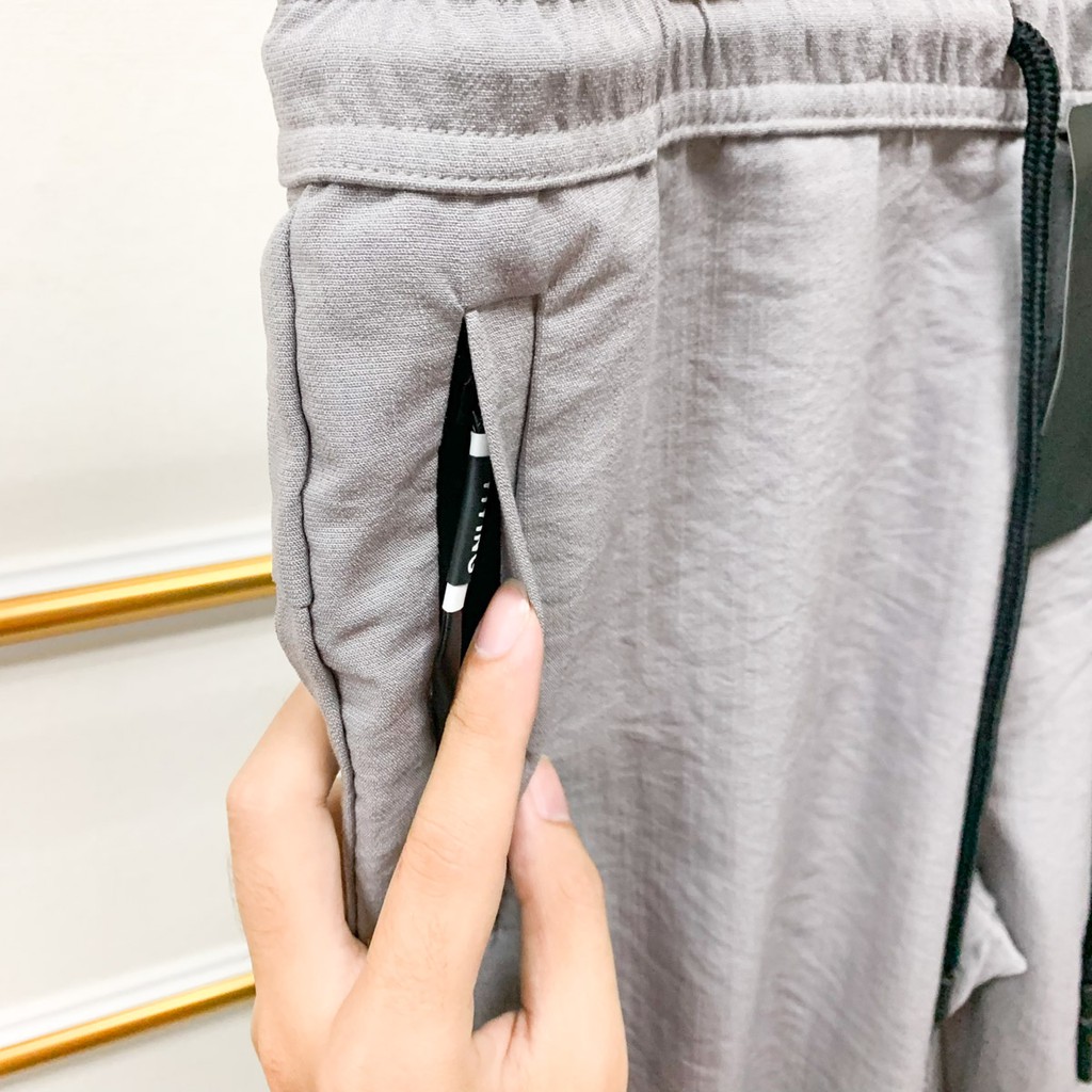 ⭐HÀNG CAO CẤP⭐Quần Short Nam Vải Đũi Cạp Chun Dây Buộc cao cấp - Quần Sooc Ngố Nam Mùa Hè Chất Mềm Mịn M509 | BigBuy360 - bigbuy360.vn