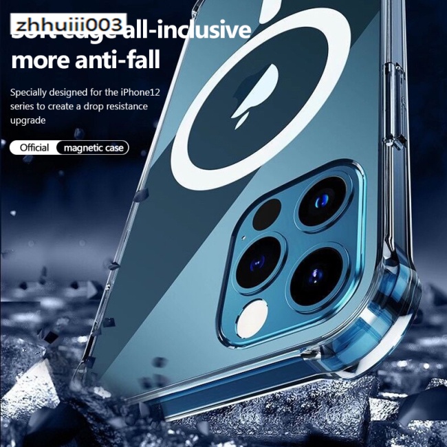 Ốp Điện Thoại Từ Tính Bảo Vệ Bốn Góc Chống Rơi Cho Iphone