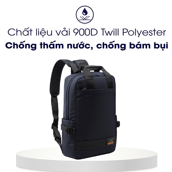 Balo laptop 14 inch Kmore The Zion, balo đựng máy tính thời trang cao cấp