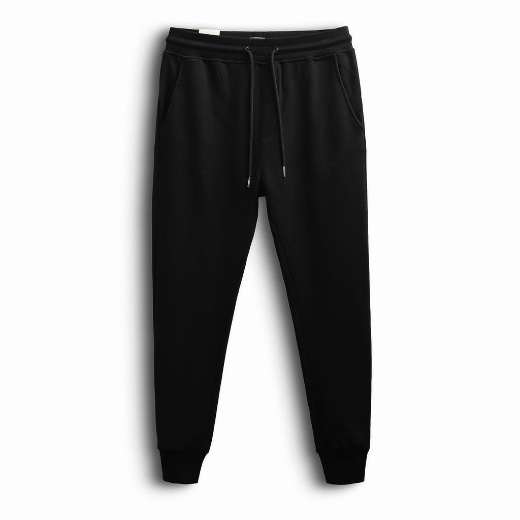Quần Jogger Nam Trơn Đen Nâu Dáng Thể Thao Thời Trang, Vải Nỉ Da Cá Co Giãn Cao Cấp INF JG001534, SOMEHOW - Hàng nhập kh