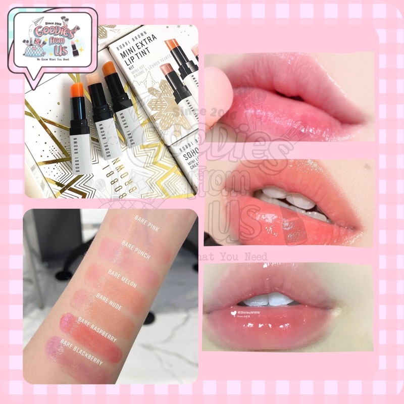 Set son dưỡng Bobbi Brown Mini Extra Lip Tint SALE 20% !!