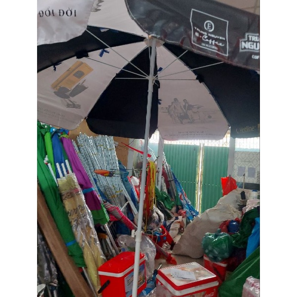 Ô DÙ LỚN qc CHE MƯA CHE NẮNG ĐƯỜNG KÍNH 2M4 ( GIÁ CHƯA GỒM CHÂN ĐẾ )