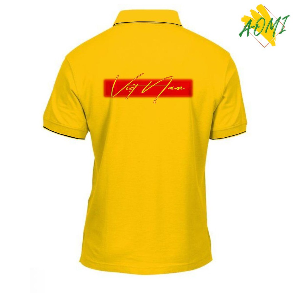 ÁO THUN POLO AOMI TÔI LÀ NGƯỜI VIỆT NAM SIGNATURE VIETNAM THUN CO GIÃN 4 CHIỀU NAM NỮ