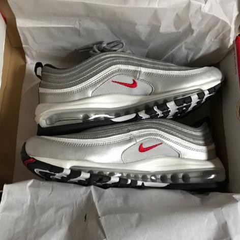 Giày Sneaker NIKE AIR MAX 97 Silver Xám Bạc Phản Quang [Sẵn Hàng]