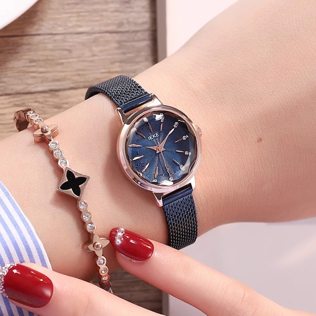 [Chính Hãng] Đồng Hồ Nữ IEKE Dây Titanium Cao Cấp - size 26mm nhỏ xinh | BigBuy360 - bigbuy360.vn