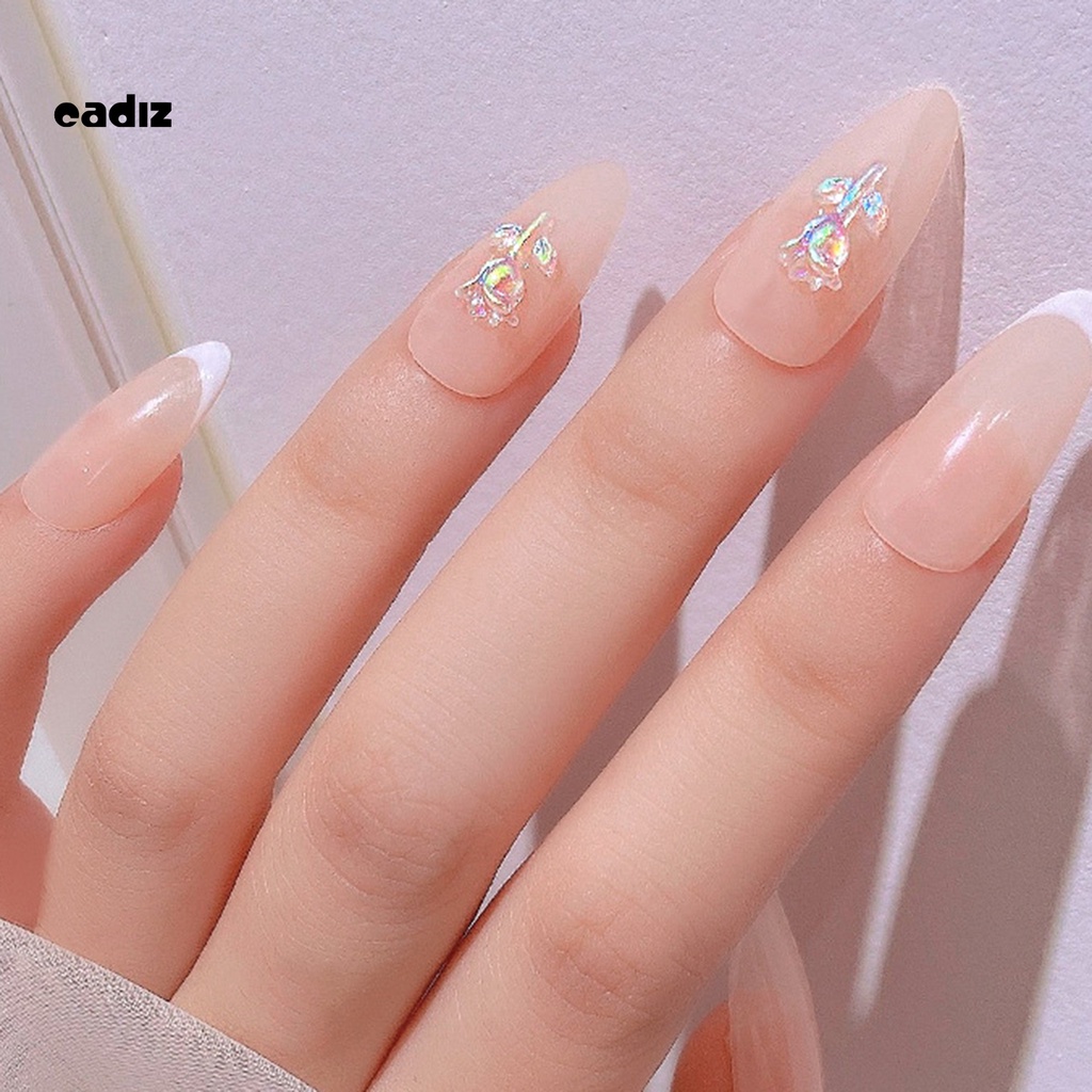 [Hàng mới về] Hoa hồng bằng nhựa resin cực quang 3D trang trí móng tay nghệ thuật