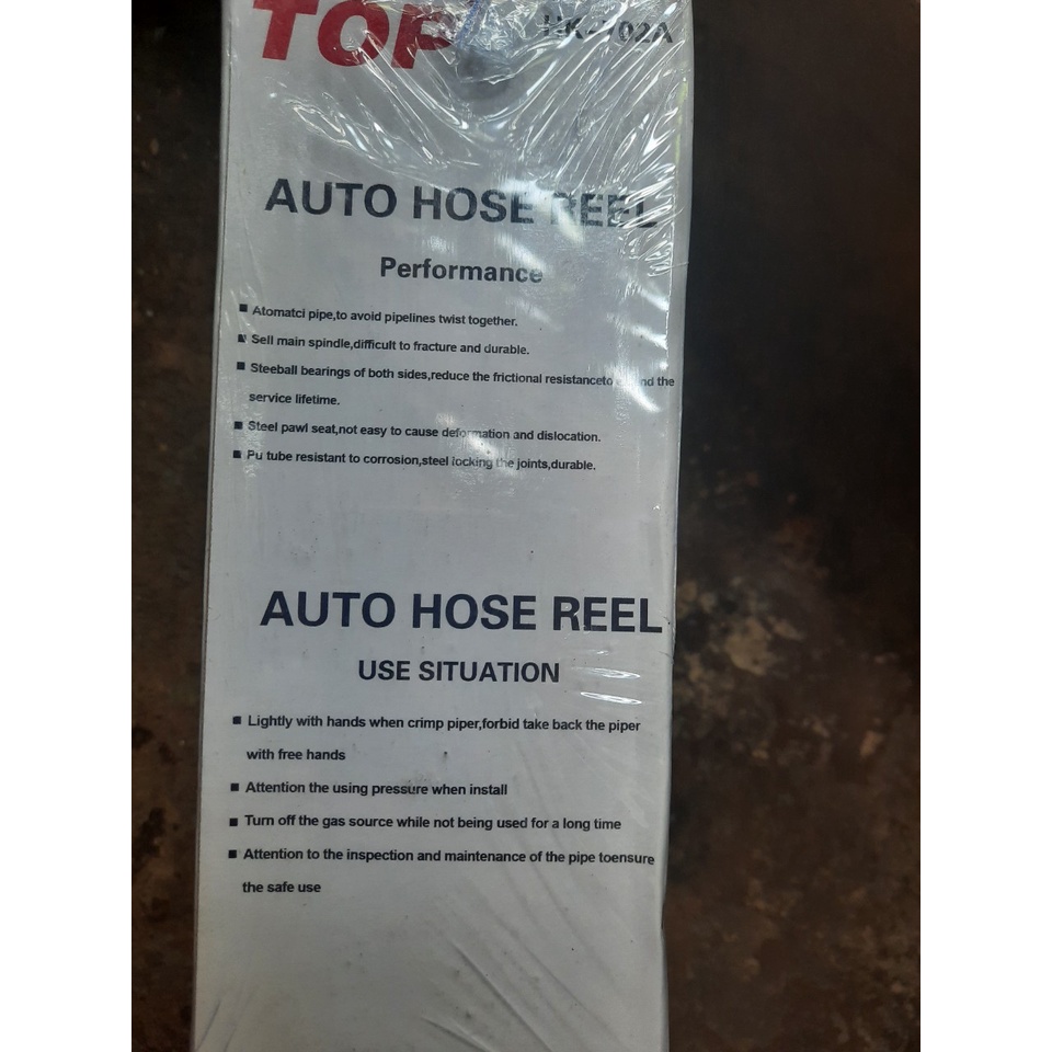 Cuộn Dây Hơi Rút Tự Động Dài 9 Mét Dây Nén Khí Áp Lực Chất Liệu PU Kích Thước Ống 5mm x 8mm DCT 0204