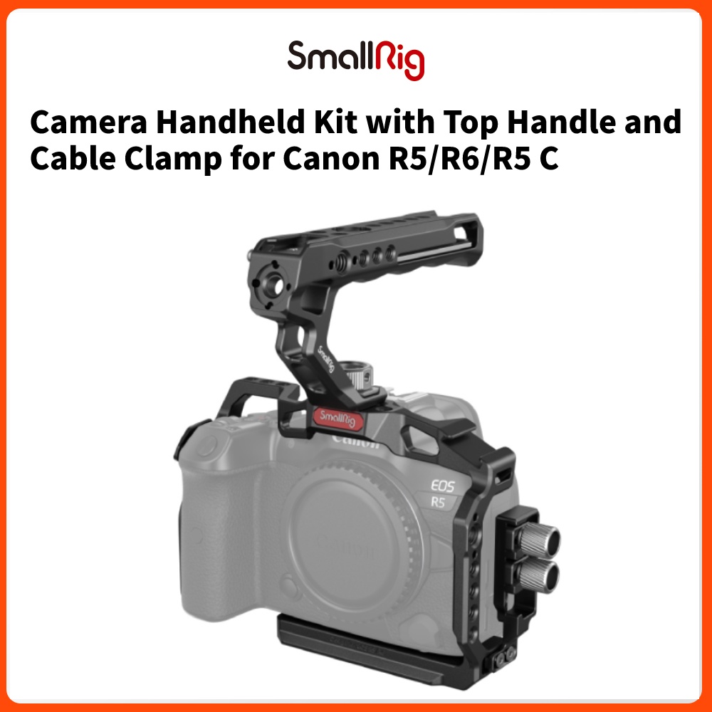 Bộ lồng SmallRig R5 / R6 / R5 C cho Canon R5 / R6 / R5 C, Bộ cầm tay máy ảnh có tay cầm trên cùng và
