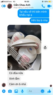 Bộ chén bát sứ 16 món nội địa trung
