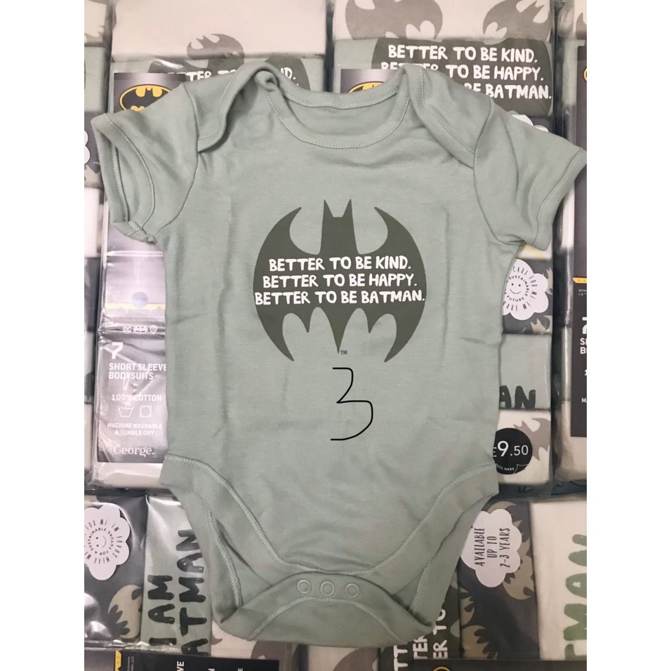 Body cộc tay batman bé trai george/tách lẻ