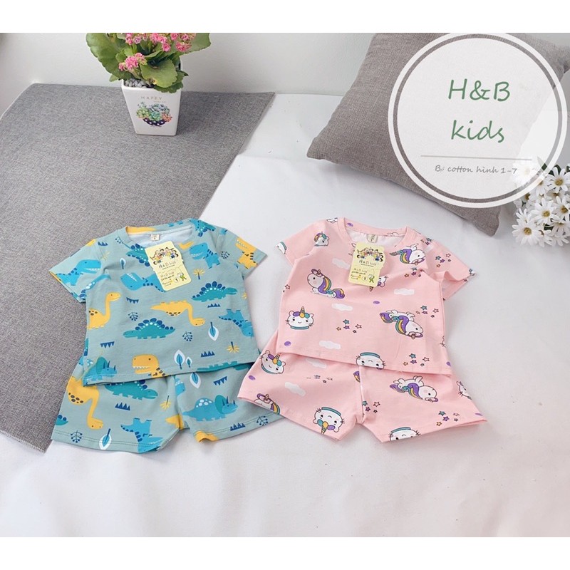 sét cotton hình cực đẹp cho bé