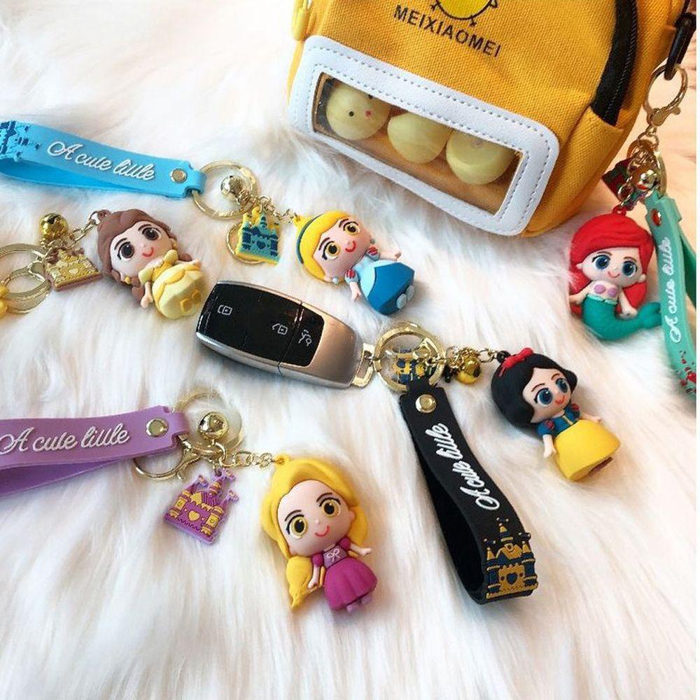 LANFY Móc Khóa Hình Công Chúa Disney Xinh Xắn