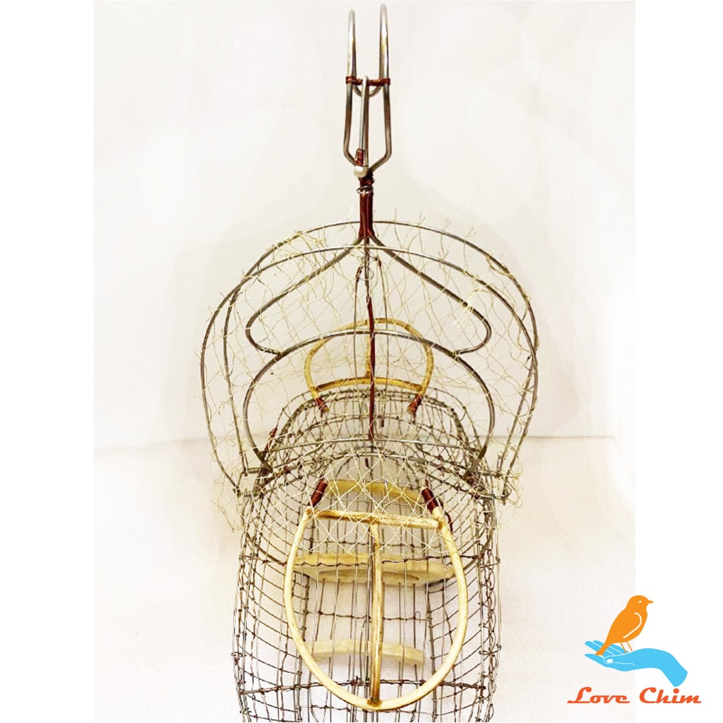 Lồng bẫy chào mào, Lồng bẫy chim chào mào chất liệu Inox chống hoen rỉ  siêu nhạy LOVE CHIM