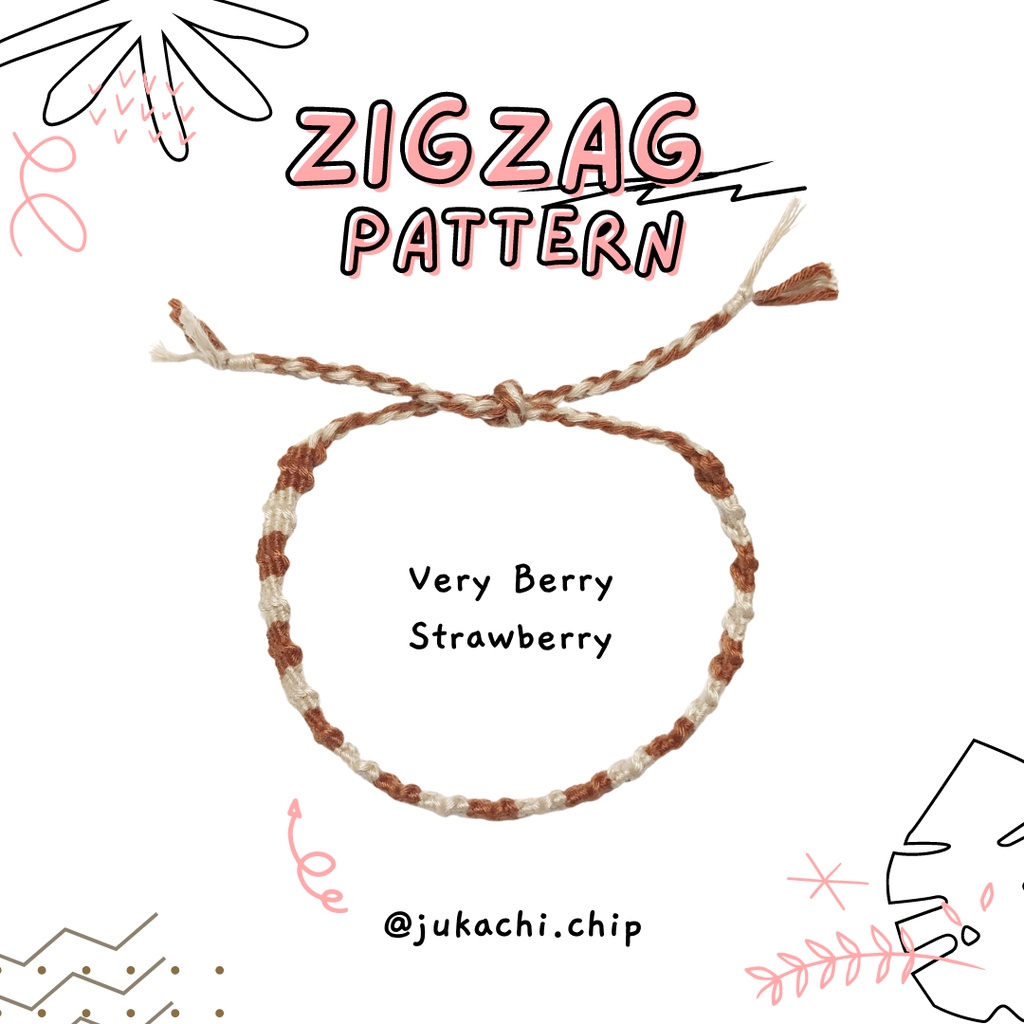 Vòng tay/ lắc chân handmade họa tiết zigzag vintage | Zigzag pattern bracelets/anklets