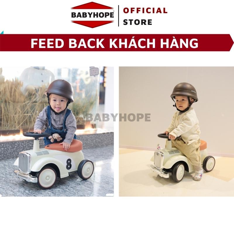 Xe chòi chân cho bé ô tô Babyhope có nhạc đèn led siêu đẹp Babyhope