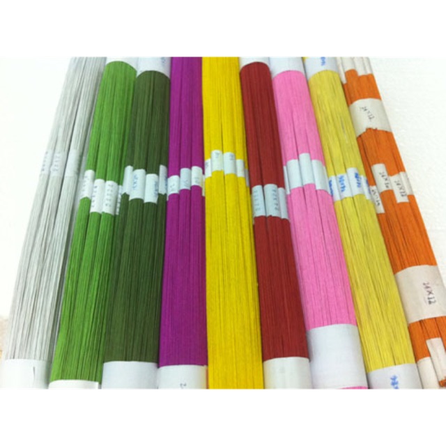 Kẽm giấy Thái Lan số 24 (mềm) các màu bó dài 60 cm (100 sợi)