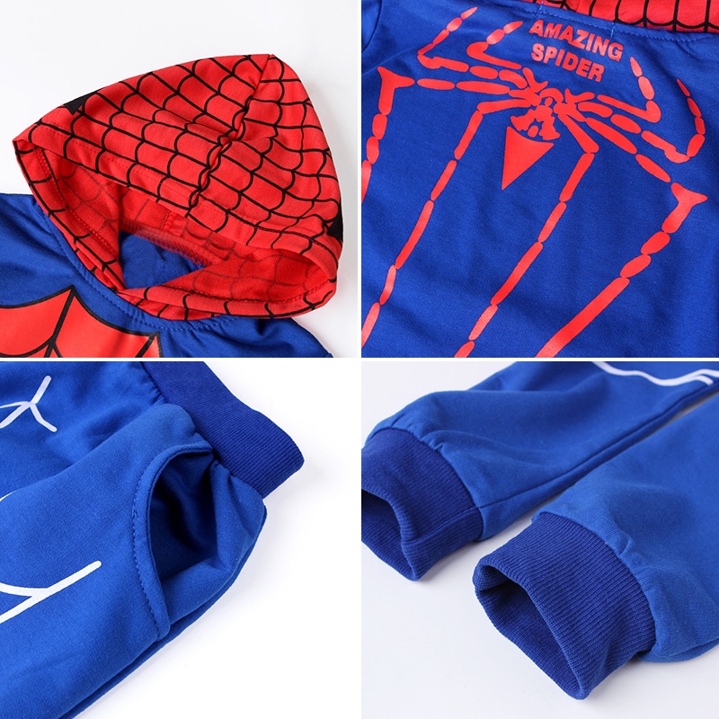 Set Áo Hoodie Và Quần Dài Thời Trang Năng Động Cho Bé Trai Akkku