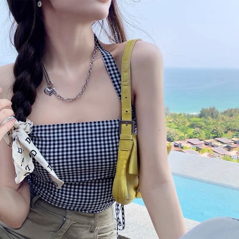 🍓🍓ÁO CROP YẾM NƠ RÚT EO🍓🍓