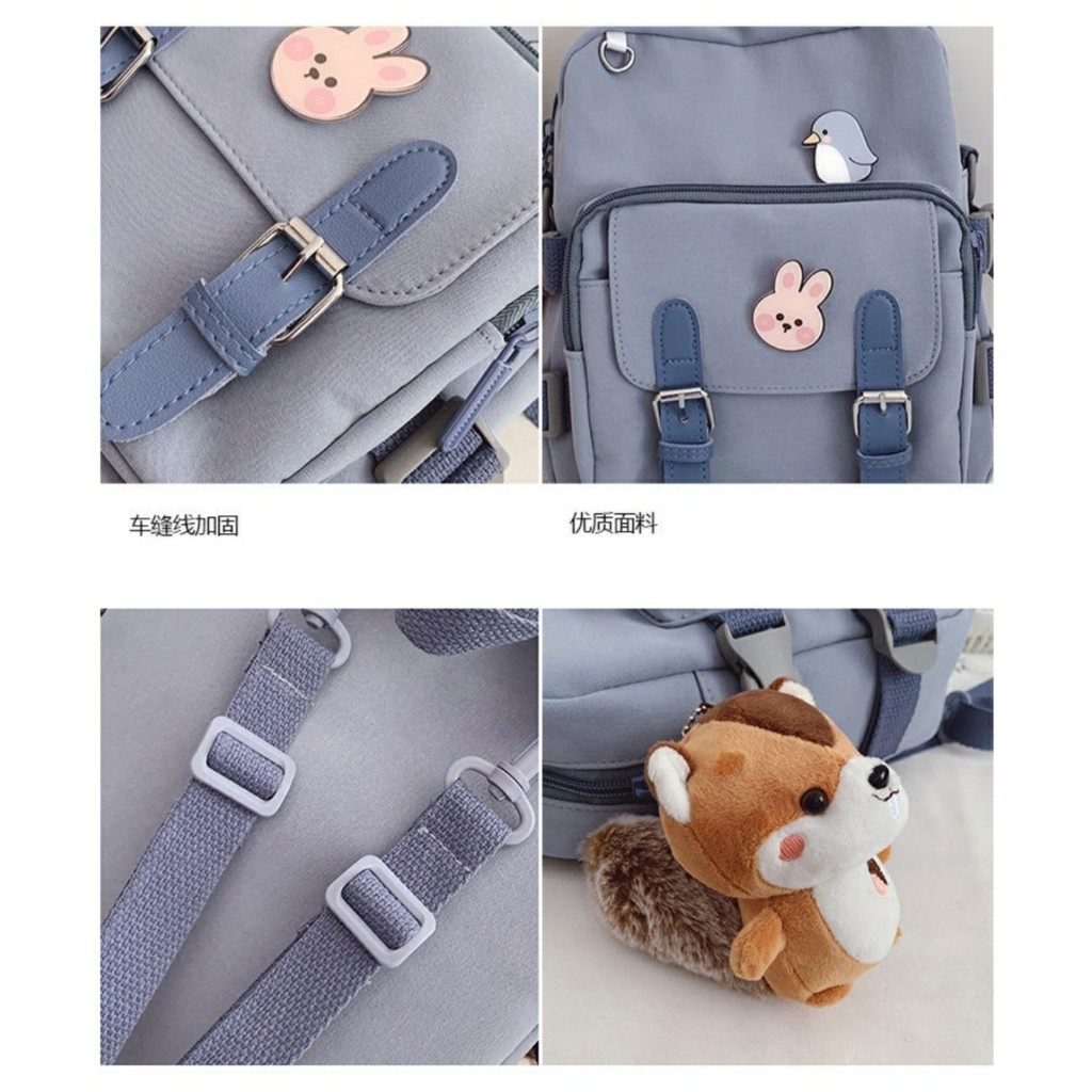 Balo Mini + TẶNG STICKER  𝑭𝑹𝑬𝑬𝑺𝑯𝑰𝑷  Balo Ulzzang cao cấp Chống Nước - B06