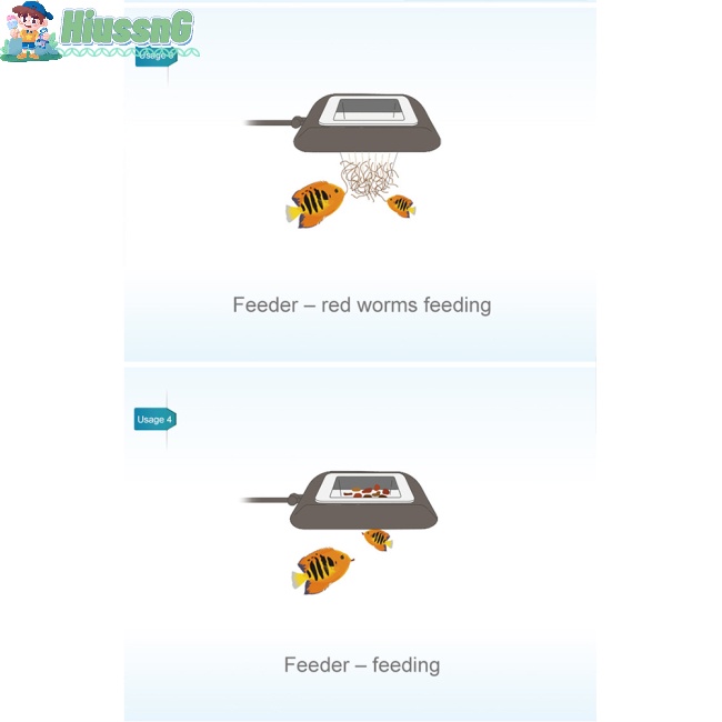 Phễu Nhựa Đựng Giun Đỏ Cho Cá Ăn Tiện Dụng