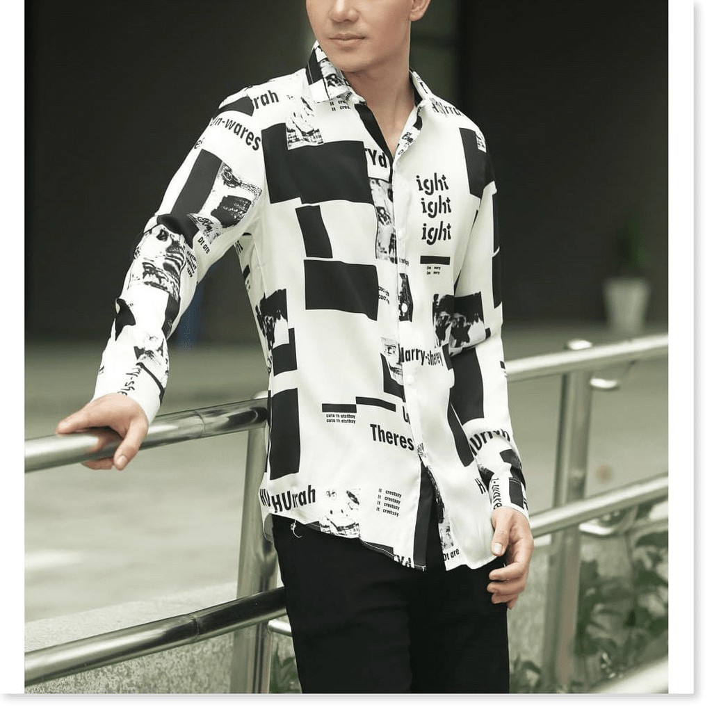 ÁO SƠ MI NAM TAY DÀI , HỌA TIẾT ĐẸP , NHIỀU MẪU HỌA TIẾT KHÁNH AN STORE