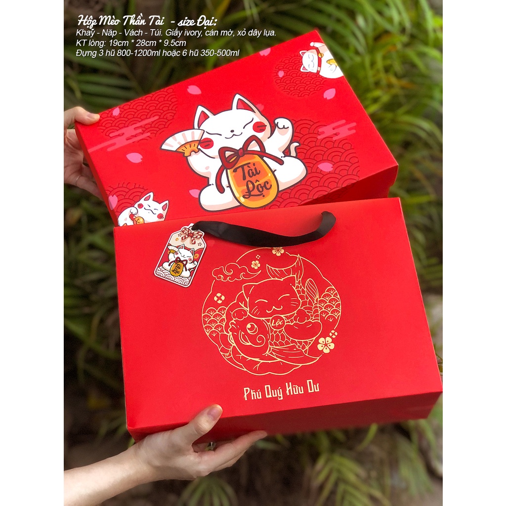 HỘP MÈO THẦN TÀI SIZE ĐẠI