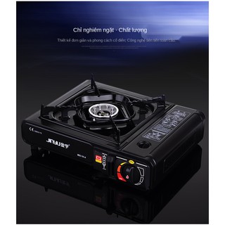 ▨Jinyu Cassette Stove 155-A Bếp gas di động ngoài trời Lò hơi lửa mini <
