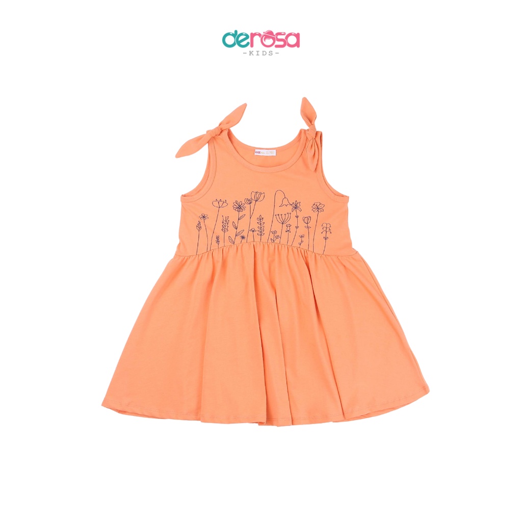 Đầm xinh cho bé gái chất liệu cotton DEROSA KIDS | 3 - 8 tuổi | ASKD024V