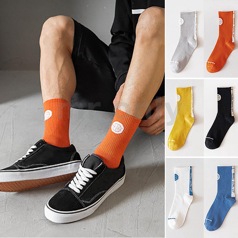 Vớ dài Incerun co giãn in họa tiết trẻ trung thời trang 6 màu tùy chọn cho nam