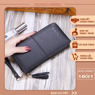  Ví nữ cầm tay cao cấp dáng dài đựng tiền nhiều ngăn đa năng đựng điện thoại gấp 2 đẹp MSP059 